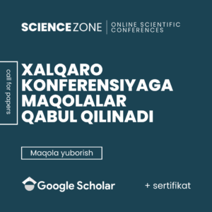 Xalqaro konferensiyada maqola chop eting